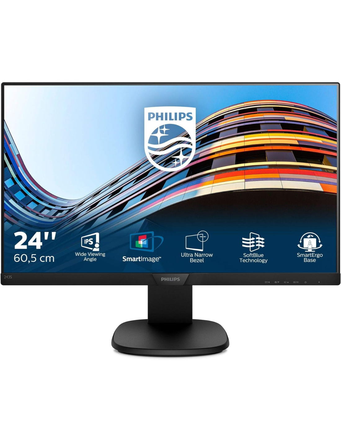 Monitor Phillips 243S7E de 24¨ con HDMI / VGA