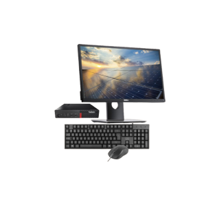 Ordenador reacondicionado Pack Mini PC Lenovo M710Q i3-6100T +