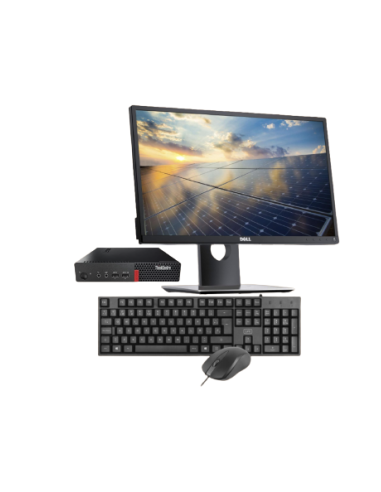 Ordenador reacondicionado Pack Mini PC Lenovo M710Q i3-6100T +