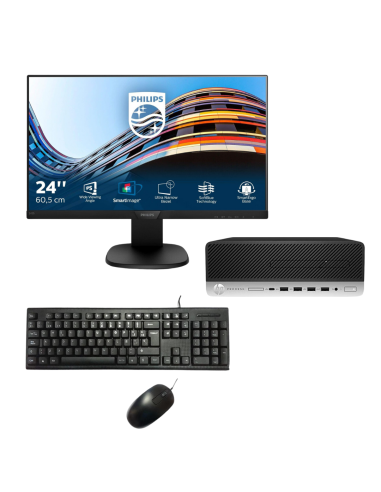 Pack Oficina Intermedio 3: Sobremesa HP Intel Core i5 + Monitor