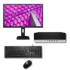 Pack Oficina Intermedio 1: Sobremesa HP Intel Core i5 + Monitor