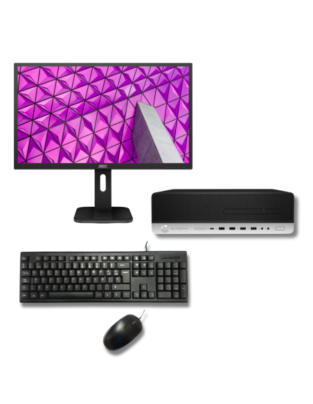 Pack Oficina Intermedio 1: Sobremesa HP Intel Core i5 + Monitor